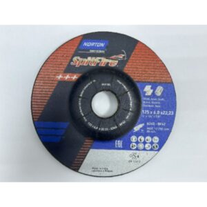 NORTON SPITFIRE GRINDING DISC -STAINLESS STEEL- 125 x 6 x 22.23 MM